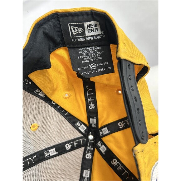 New Era Pittsburgh Steelers Embroidery 9FIFTY Snapback Adjustable Hat Cap READ - Picture 3 of 13